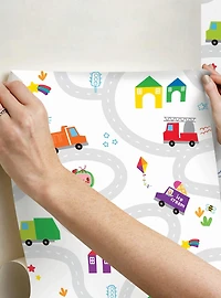 CoComelon Road Map Peel & Stick Wallpaper
