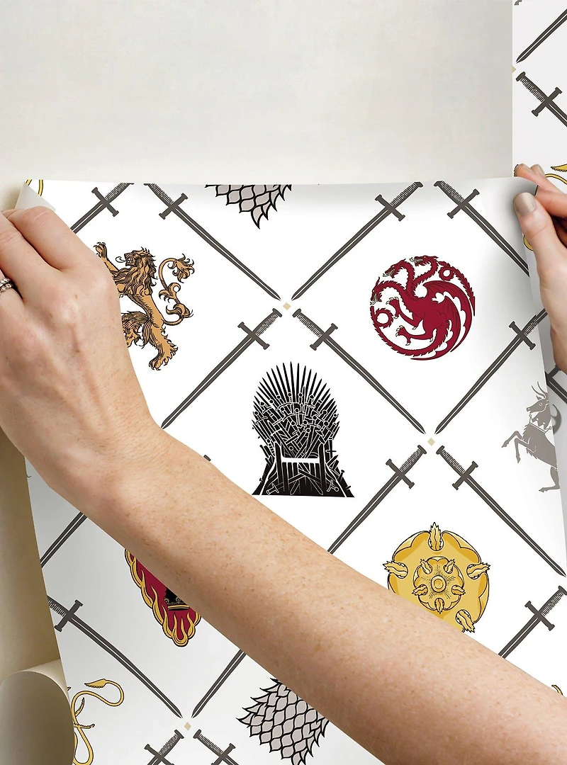 Game of Thrones House Sigils Peel & Stick Wallpaper