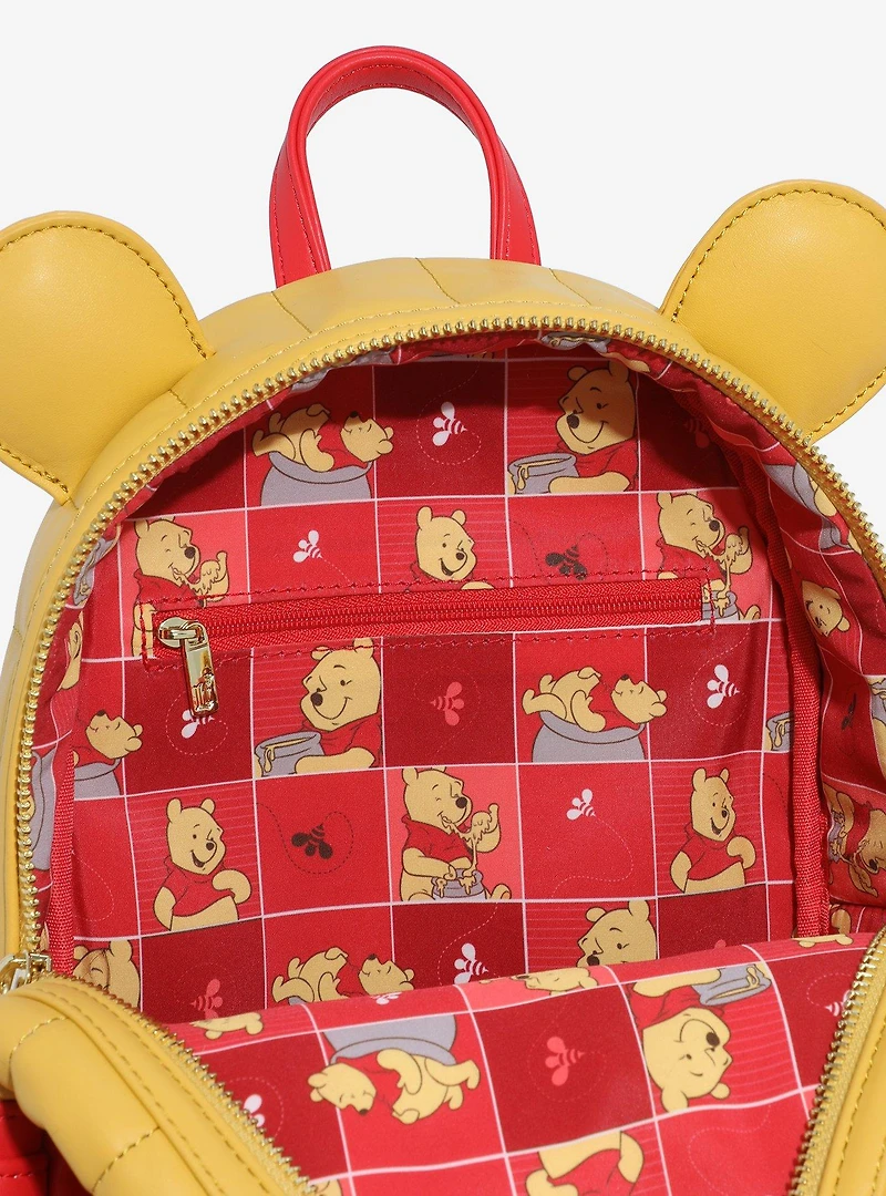 Loungefly Disney Winnie the Pooh Puffer Pooh Bear Figural Mini Backpack - BoxLunch Exclusive