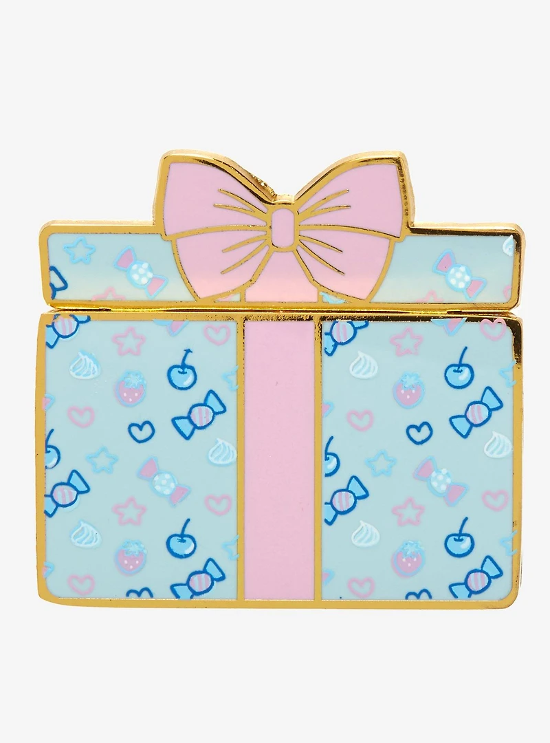 Loungefly Sanrio Cinnamoroll Present Sliding Enamel Pin - BoxLunch Exclusive