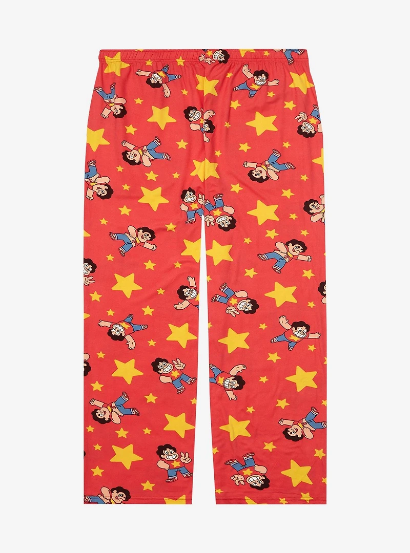 Steven Universe Stars & Allover Print Women's Plus Sleep Pants - BoxLunch Exclusive