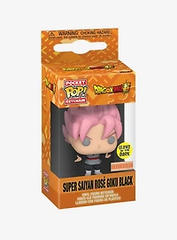 Funko Pocket Pop! Dragon Ball Z Goku Super Saiyan Rosé Glow-in-the-Dark Vinyl Keychain — BoxLunch Exclusive