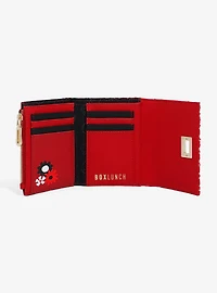 Sanrio Hello Kitty Floral Houndstooth Small Wallet - BoxLunch Exclusive