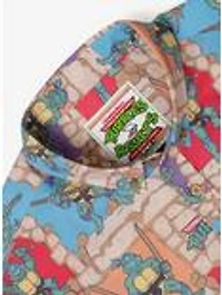 RSVLTS Teenage Mutant Ninja Turtles "Cowabunga Covers" Button-Up Shirt