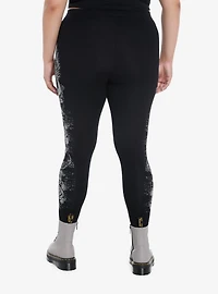Winged Skull Leggings Plus