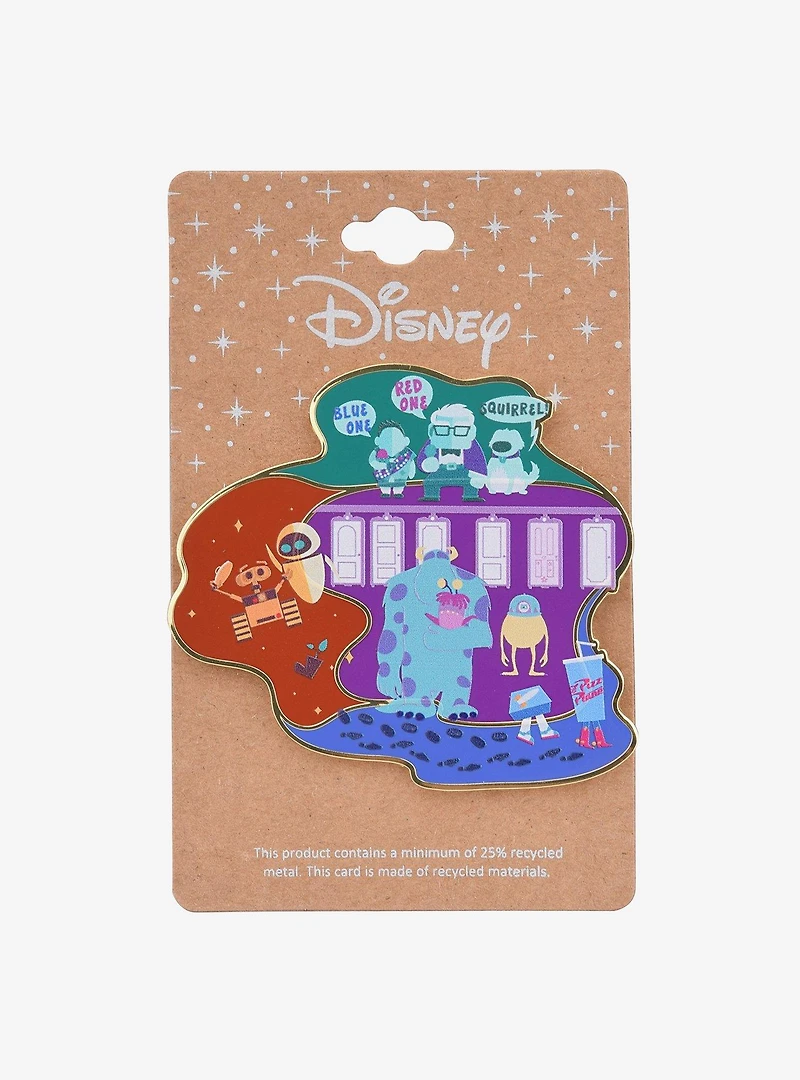 Disney Pixar Movies Collage Enamel Pin - BoxLunch Exclusive