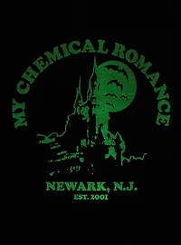 My Chemical Romance Haunted Castle Glow-In-The-Dark Boyfriend Fit Girls T-Shirt