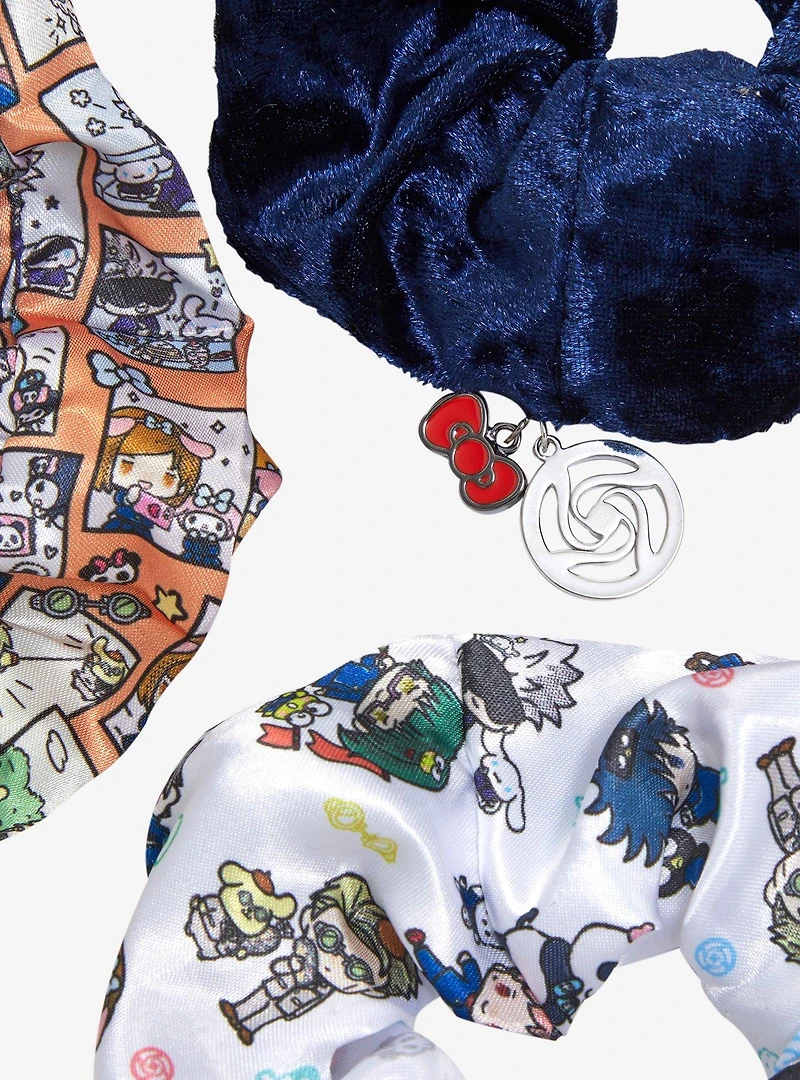 Jujutsu Kaisen x Hello Kitty and Friends Character Scrunchy Set - BoxLunch Exclusive