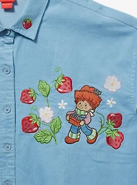 Strawberry Shortcake Embroidered Plus Shacket - BoxLunch Exclusive