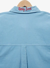 Strawberry Shortcake Embroidered Plus Shacket - BoxLunch Exclusive