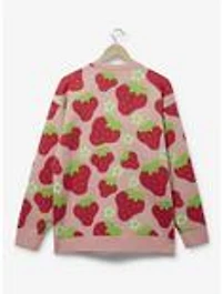 Strawberry Shortcake Allover Print Women's Cardigan - BoxLunch Exclusive