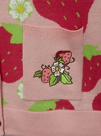 Strawberry Shortcake Allover Print Women's Cardigan - BoxLunch Exclusive