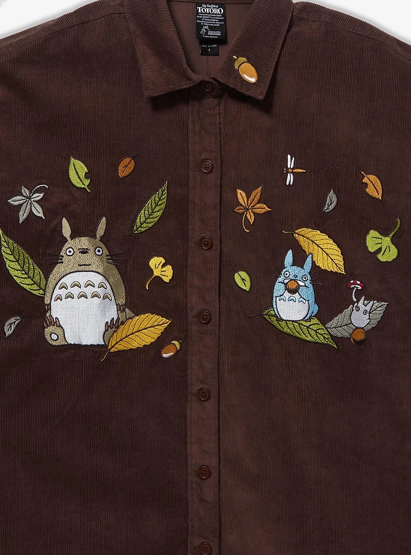 Studio Ghibli My Neighbor Totoro Forest Embroidered Plus Overshirt - BoxLunch Exclusive