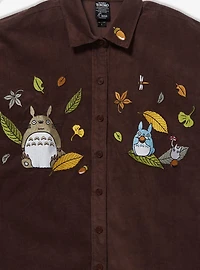 Studio Ghibli My Neighbor Totoro Forest Embroidered Plus Overshirt - BoxLunch Exclusive