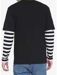 Black & White Stripe Long-Sleeve T-Shirt