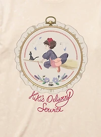 Studio Ghibli Kiki's Delivery Service Sewing Patch Mineral Wash T-Shirt