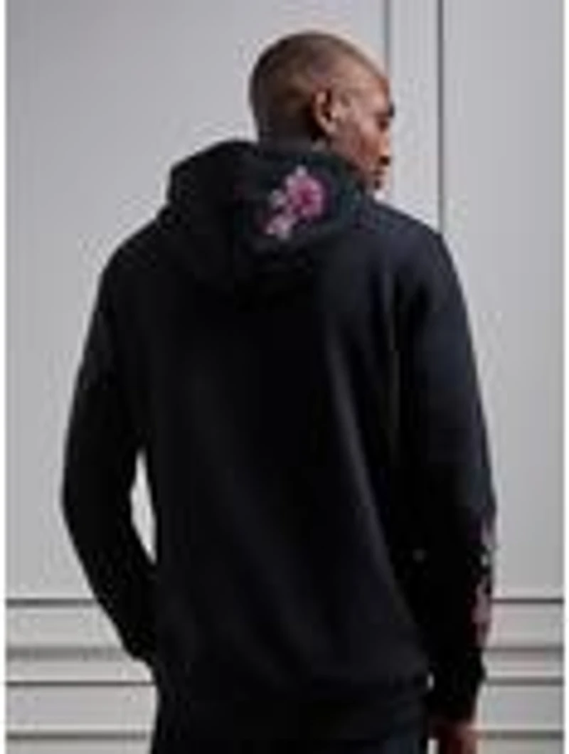 Disney The Nightmare Before Christmas Floral Logo Hoodie - BoxLunch Exclusive