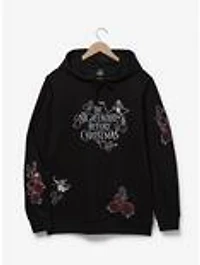 Disney The Nightmare Before Christmas Floral Logo Hoodie - BoxLunch Exclusive