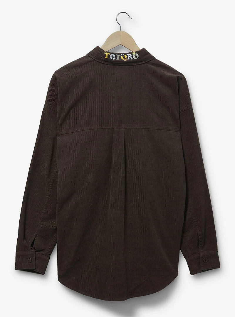 Studio Ghibli My Neighbor Totoro Forest Embroidered Overshirt - BoxLunch Exclusive
