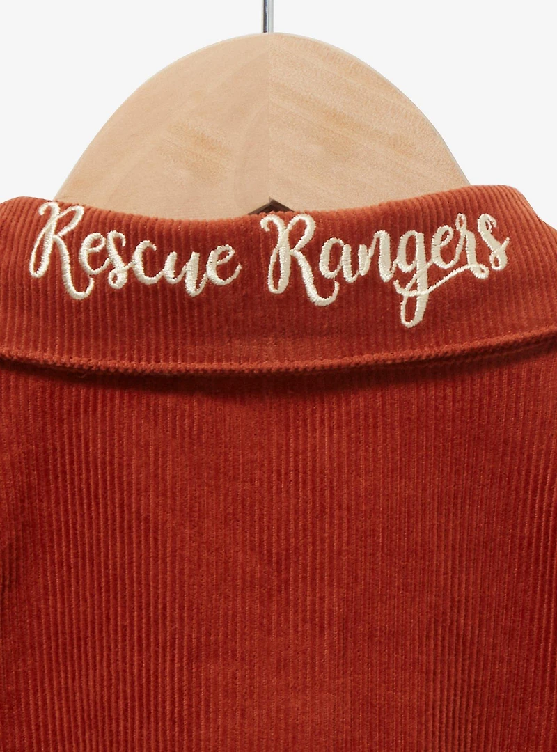 Disney Chip & Dale Fall Foliage Corduroy Women's Button-Up Top - BoxLunch Exclusive