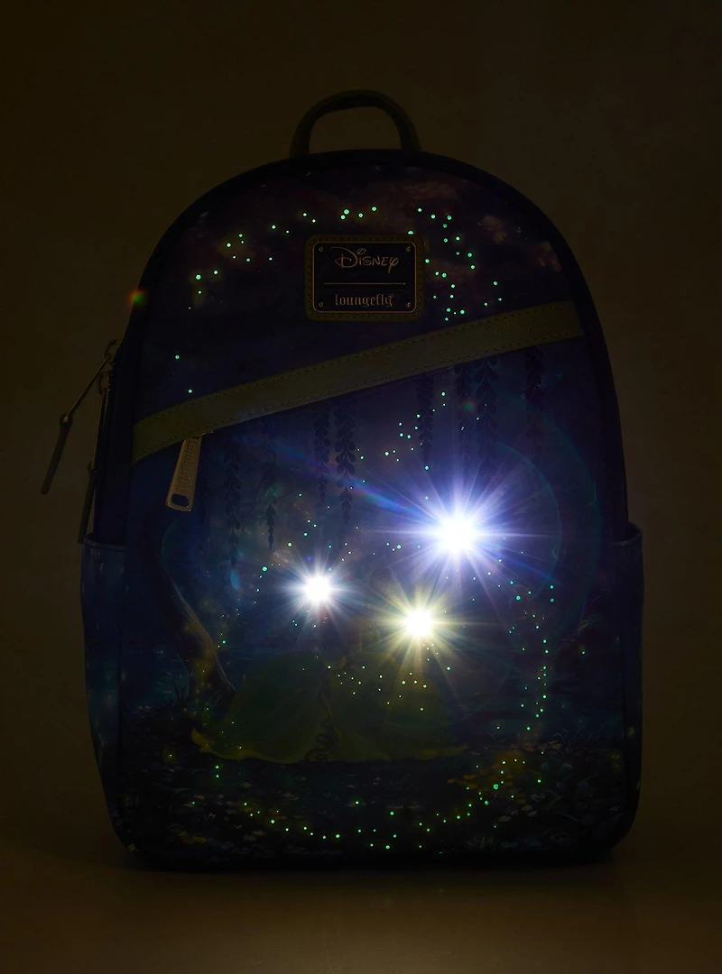 Loungefly Disney The Princess and the Frog Bayou Light-Up Glow-in-the-Dark Mini Backpack - BoxLunch Exclusive