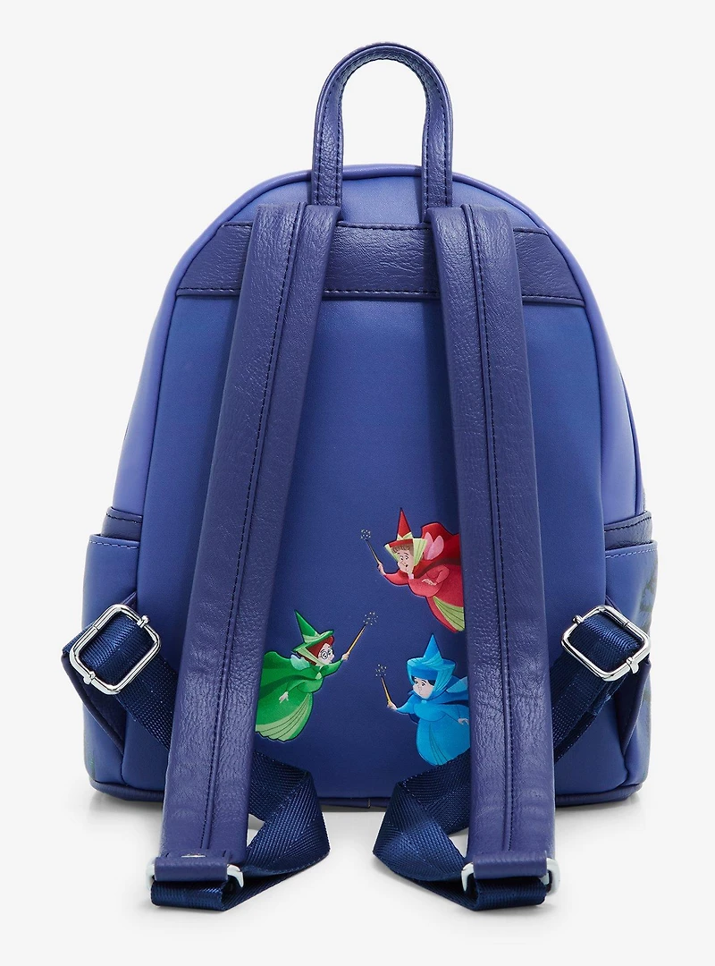 Loungefly Disney Sleeping Beauty Characters Portrait Mini Backpack - BoxLunch Exclusive