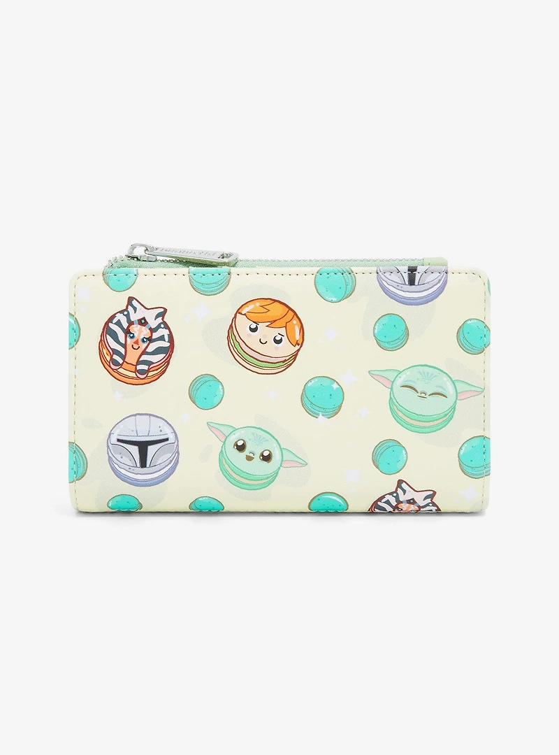 Loungefly Star Wars Character Macarons Allover Print Wallet - BoxLunch Exclusive