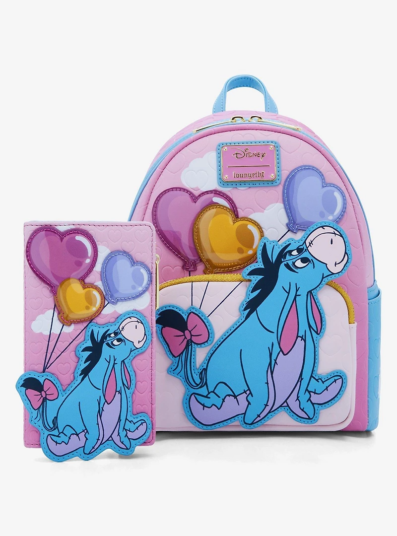 Loungefly Disney Winnie the Pooh Eeyore Heart Balloons Wallet - BoxLunch Exclusive