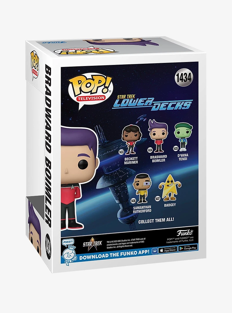 Funko Pop! Television Star Trek: Lower Decks Bradward Boimler Vinyl Figure