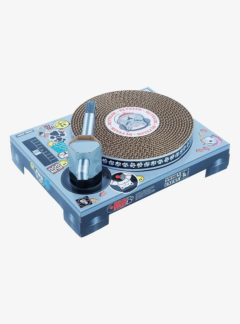 Cat Playhouse Cardboard Turntable Cat Scratching Pad