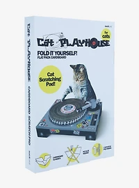 Cat Playhouse Cardboard Turntable Cat Scratching Pad