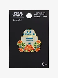 Loungefly Star Wars R2-D2 Floral Enamel Pin - BoxLunch Exclusive