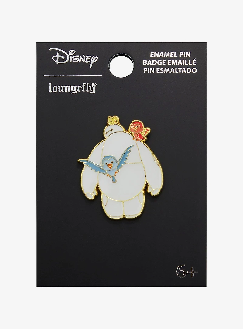 Loungefly Disney Big Hero 6 Baymax & Birds Enamel Pin - BoxLunch Exclusive