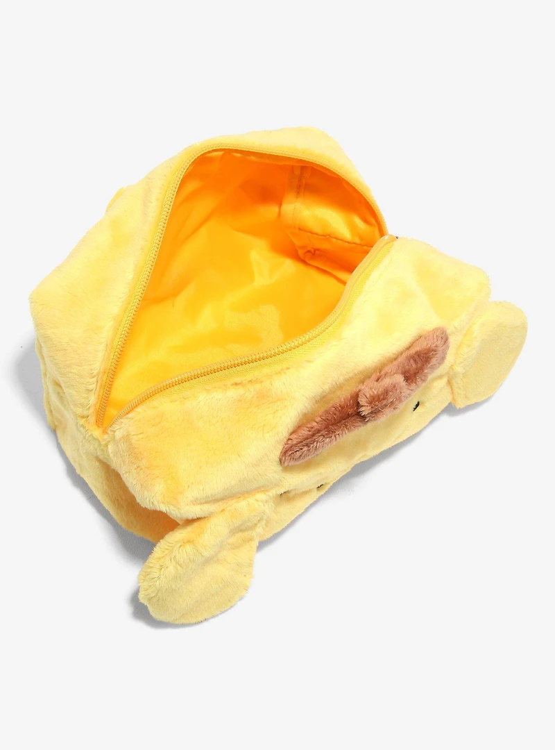 Pompompurin Fuzzy Figural Makeup Bag