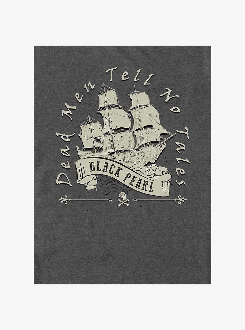 Disney Pirates of the Caribbean Vintage Black Pearl Big & Tall T-Shirt