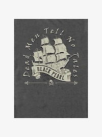 Disney Pirates of the Caribbean Vintage Black Pearl Big & Tall T-Shirt