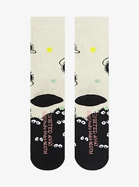Studio Ghibli Spirited Away Soot Sprite Pile Crew Socks