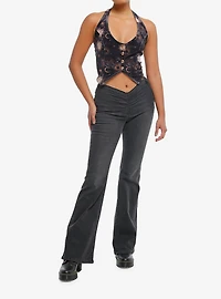 Cosmic Aura Gold Celestial Girls Halter Vest