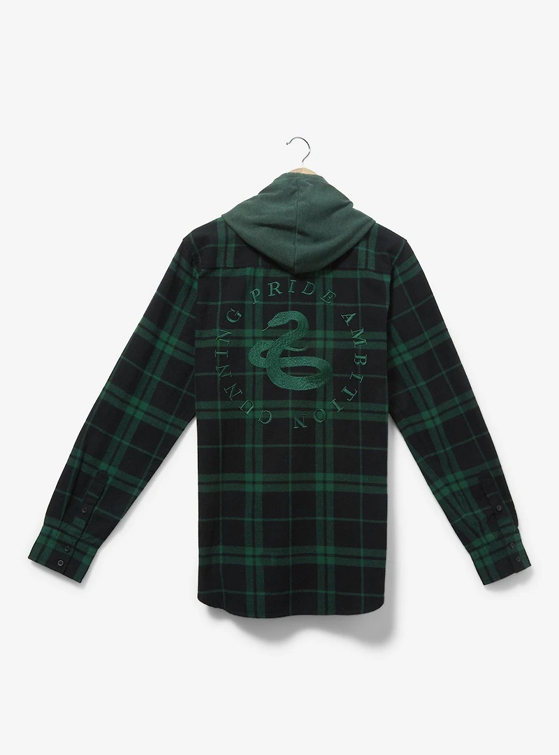 Harry Potter Slytherin Hooded Flannel - BoxLunch Exclusive