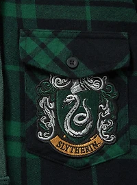 Harry Potter Slytherin Hooded Flannel - BoxLunch Exclusive