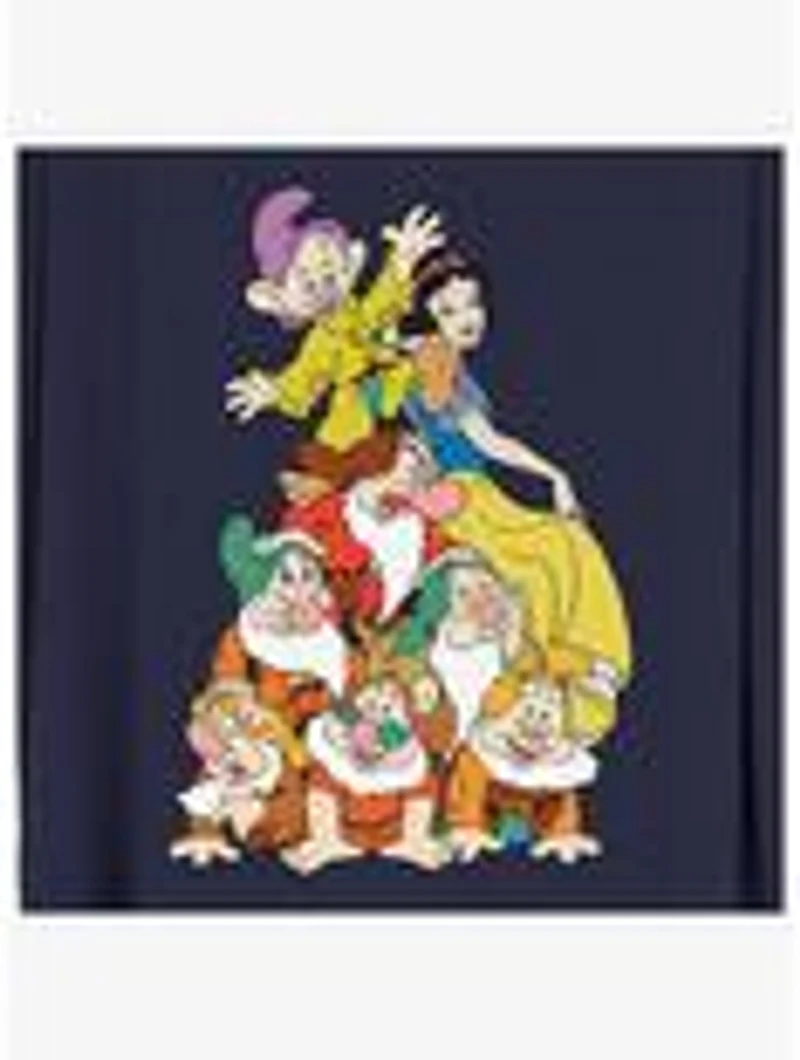Disney Snow White and the Seven Dwarfs Squad Dwarf Stack Womens T-Shirt Plus