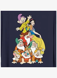 Disney Snow White and the Seven Dwarfs Squad Dwarf Stack Womens T-Shirt Plus