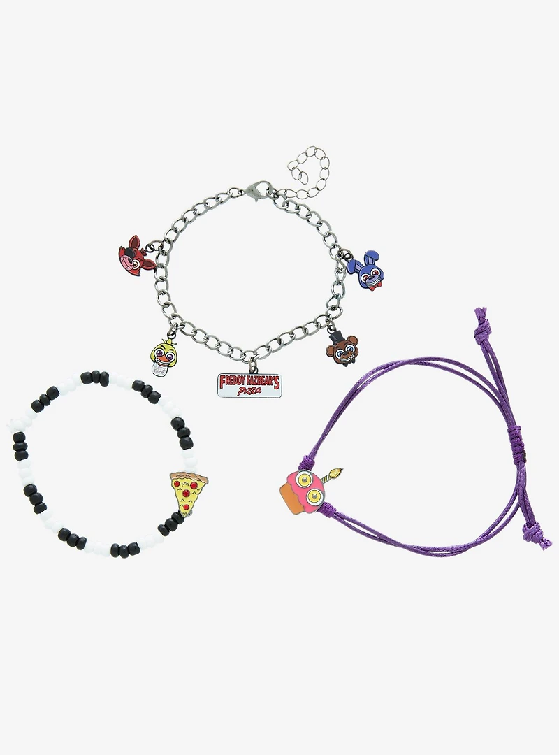 Five Nights At Freddy's Icons Bracelet Set
