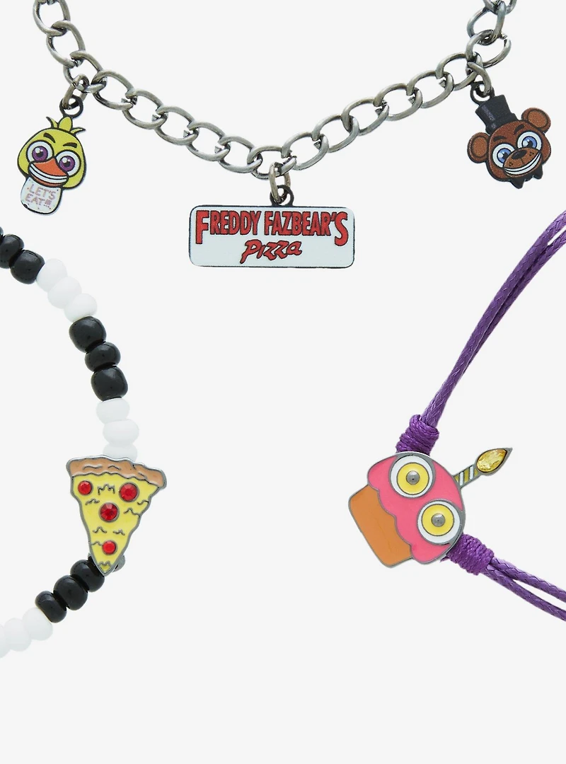 Five Nights At Freddy's Icons Bracelet Set