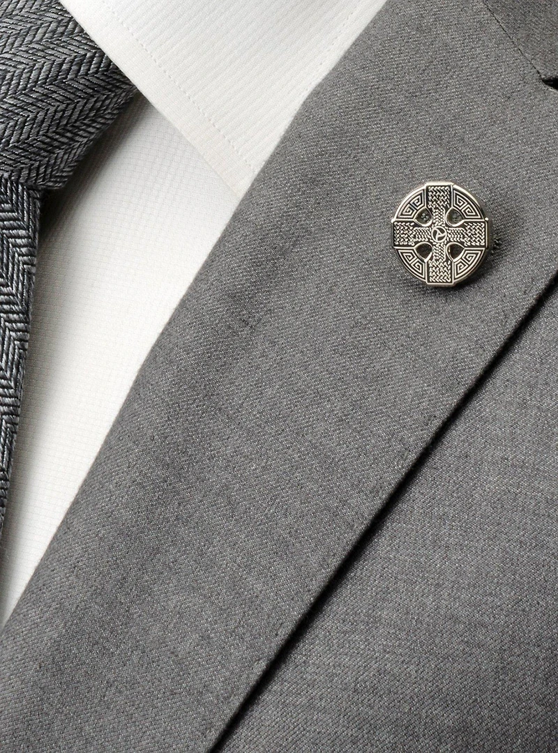 Celtic Cross Lapel Pin
