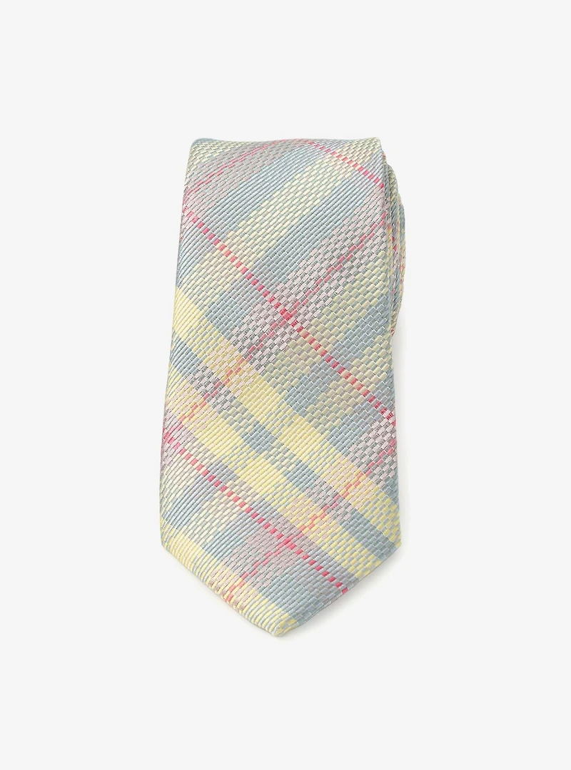 Pastel Plaid Men's Tie