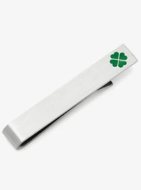 Shamrock Hidden Message Tie Bar