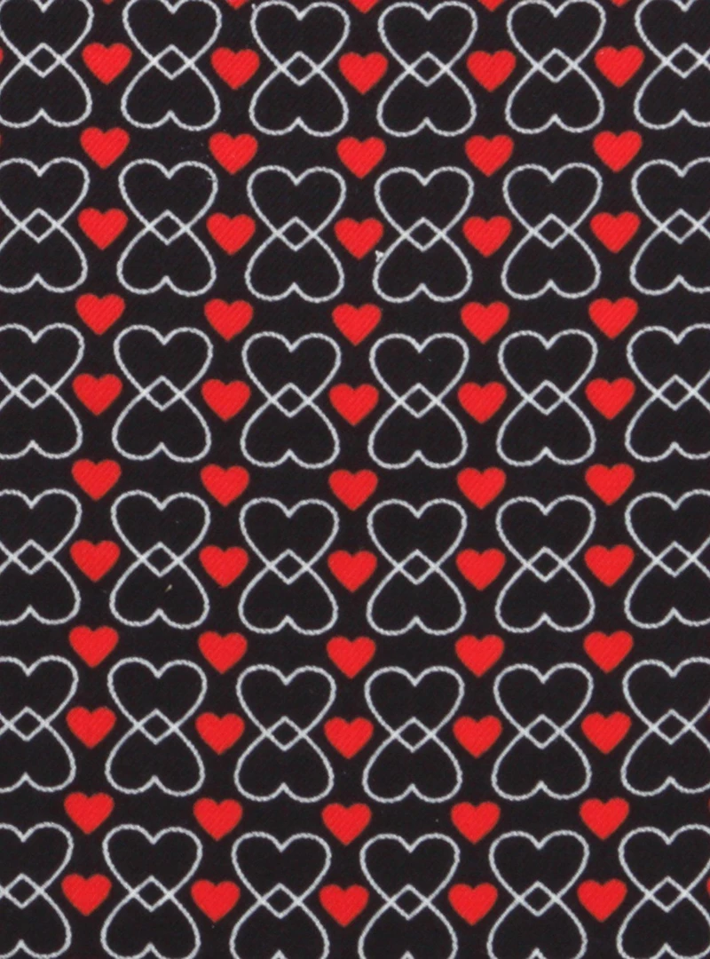 Intertwined Hearts Pocket Square