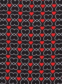 Intertwined Hearts Pocket Square