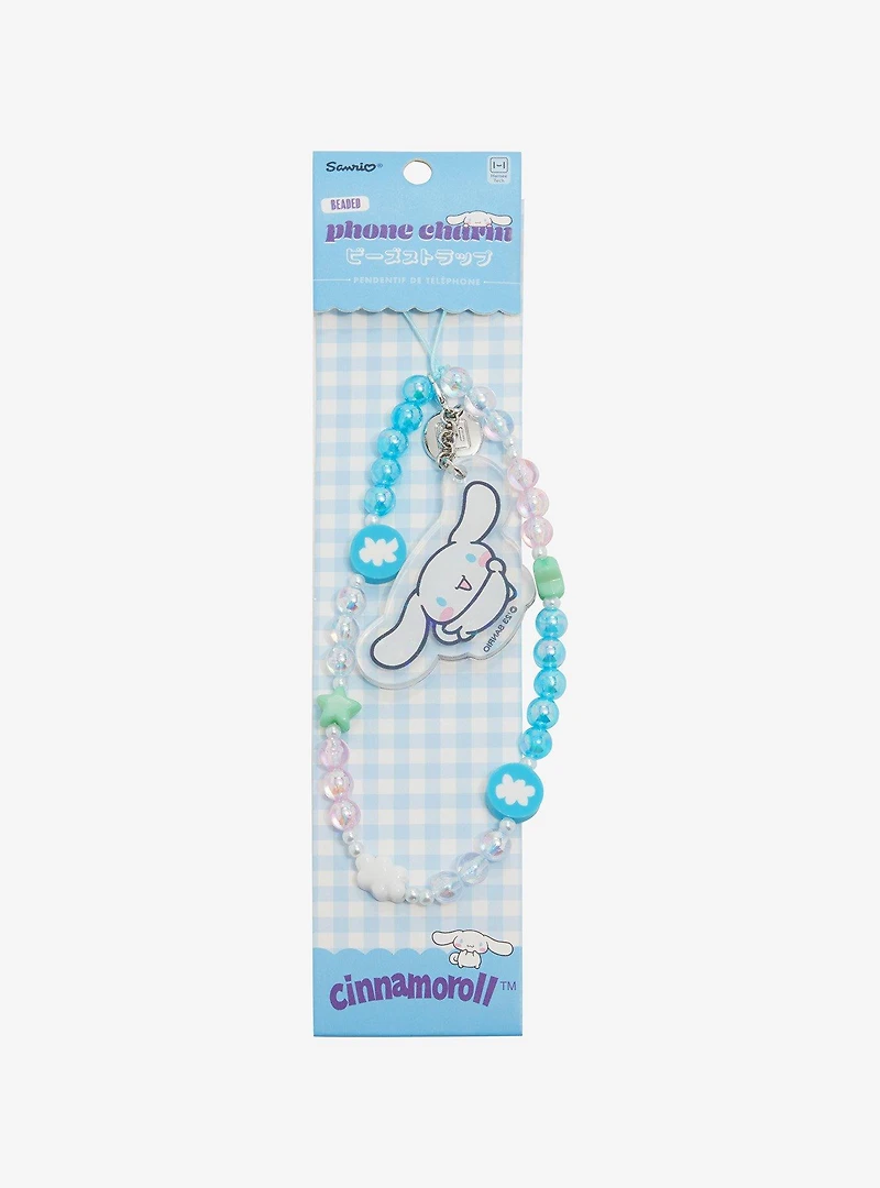 Sanrio Cinnamoroll Beaded Phone Wristlet